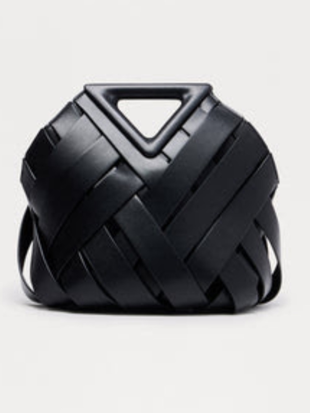 Woven Black Handbag- Fashion Nova